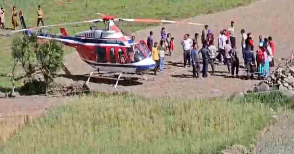 बाल-बाल बचे श्रद्धालु… बद्रीनाथ से लौट रहे श्रद्धालुओं की हेलीकॉप्टर हाईटेंशन लाइन में उलझा, पायलट की सूझबूझ से टला हादसा