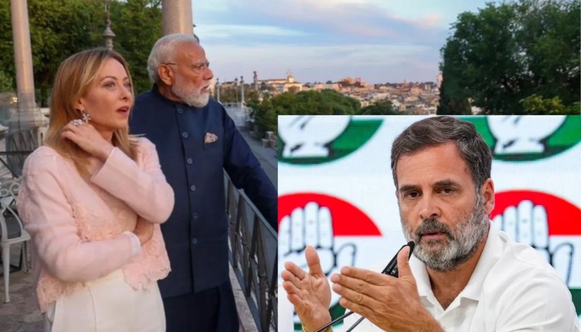 PM मोदी के जॉर्जिया मेलोनी को टॉफी गिफ्ट करने पर राहुल गांधी ने जमकर कसा तंज, कहा- ‘आर्थिक तूफान सिर पर है’, प्रधानमंत्री Melody बांट रहे