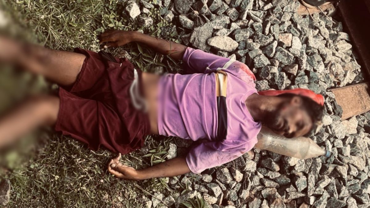 दर्दनाक हादसा: मालगाड़ी की चपेट में आने से युवक की मौत