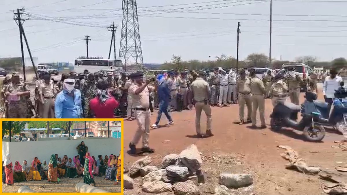 भूमि अधिग्रहण को लेकर विवाद : रायपुर के कन्हेरा गांव में बिजली सब स्टेशन का विरोध, पुलिस और ग्रामीणों में झड़प, पुलिस हिरासत में प्रदर्शनकारी
