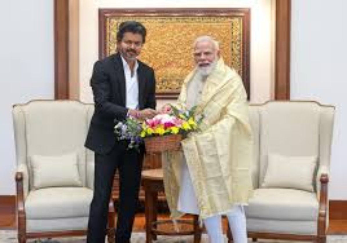 CM बनने के थलपति विजय “सेवा तीर्थ” पहुंचे, PM मोदी से मुलाकात कर पेंडिंग पड़ी मांगों पर बात की