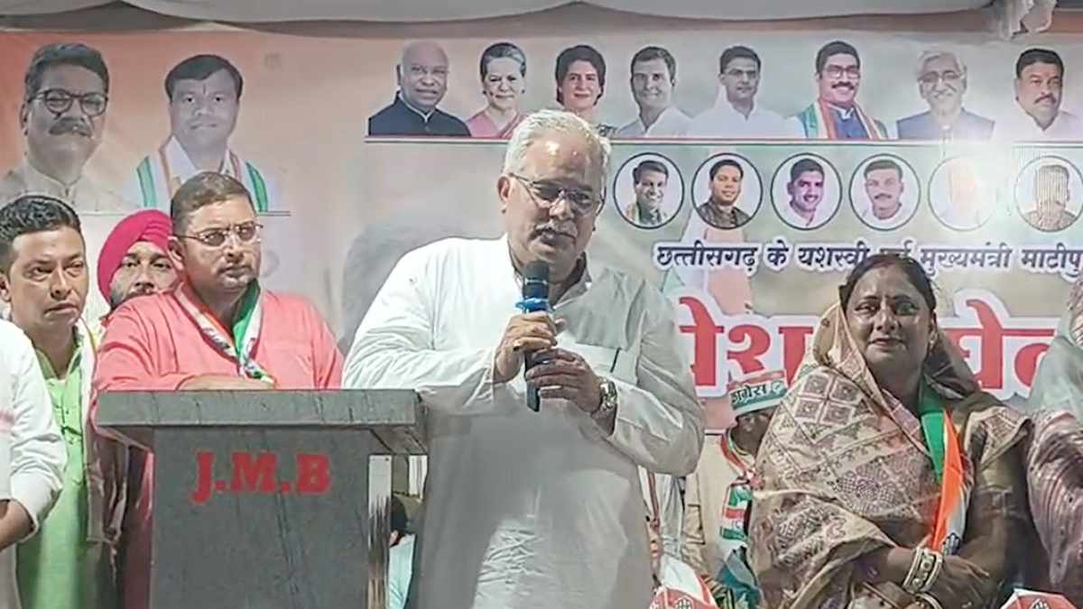 घुमका नगर पंचायत चुनाव में कांग्रेस ने झोंकी ताकत : भूपेश बघेल ने कहा – किसानों की दुश्मन बन चुकी है सरकार