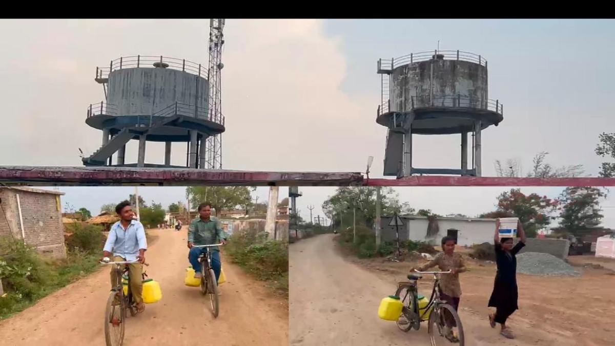 दो-दो पानी टंकियां, फिर भी पेयजल संकट : जल जीवन मिशन बना ‘सफेद हाथी’, घरों तक नहीं पहुंचा पानी, स्कूल के एक बोर पर टिका पूरा गांव, सवालों में लाखों का खर्च