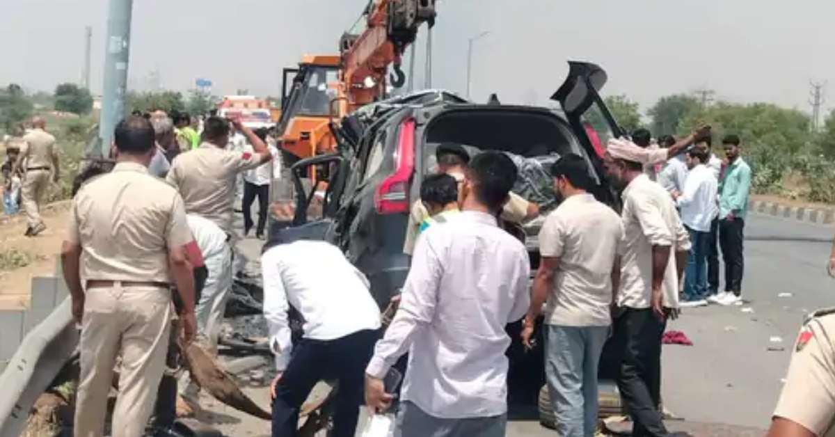 नूह में भीषण सड़क हादसा: UP पुलिस के 5 जवानों की मौत, अपहरण केस में दबिश के लिए गई थी टीम