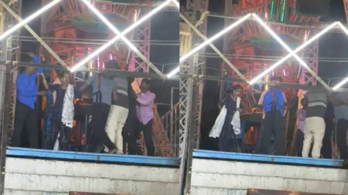 डिज्नीलैंड मेले में मारपीट : झूले में बैठने को लेकर विवाद, पति-पत्नी समेत तीन लोगों की पिटाई, Video Viral