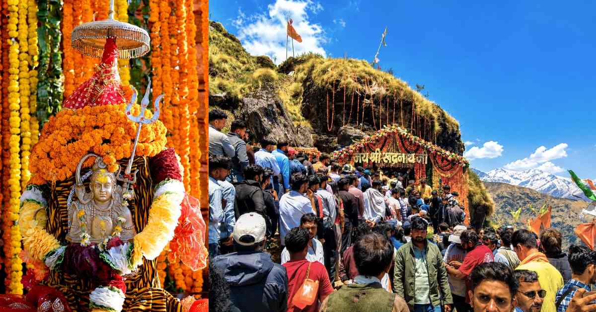 चतुर्थ केदार श्री रुद्रनाथ जी मंदिर के कपाट खुले, मंत्रोच्चार के बीच लगे हर-हर महादेव के जयकारे