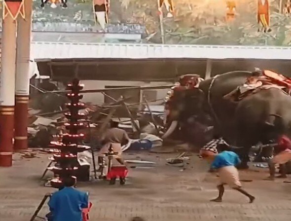 केरल के मंदिरों में हाथियों का तांडव, 2 लोगों को कुचलकर उतारा मौत के घाट