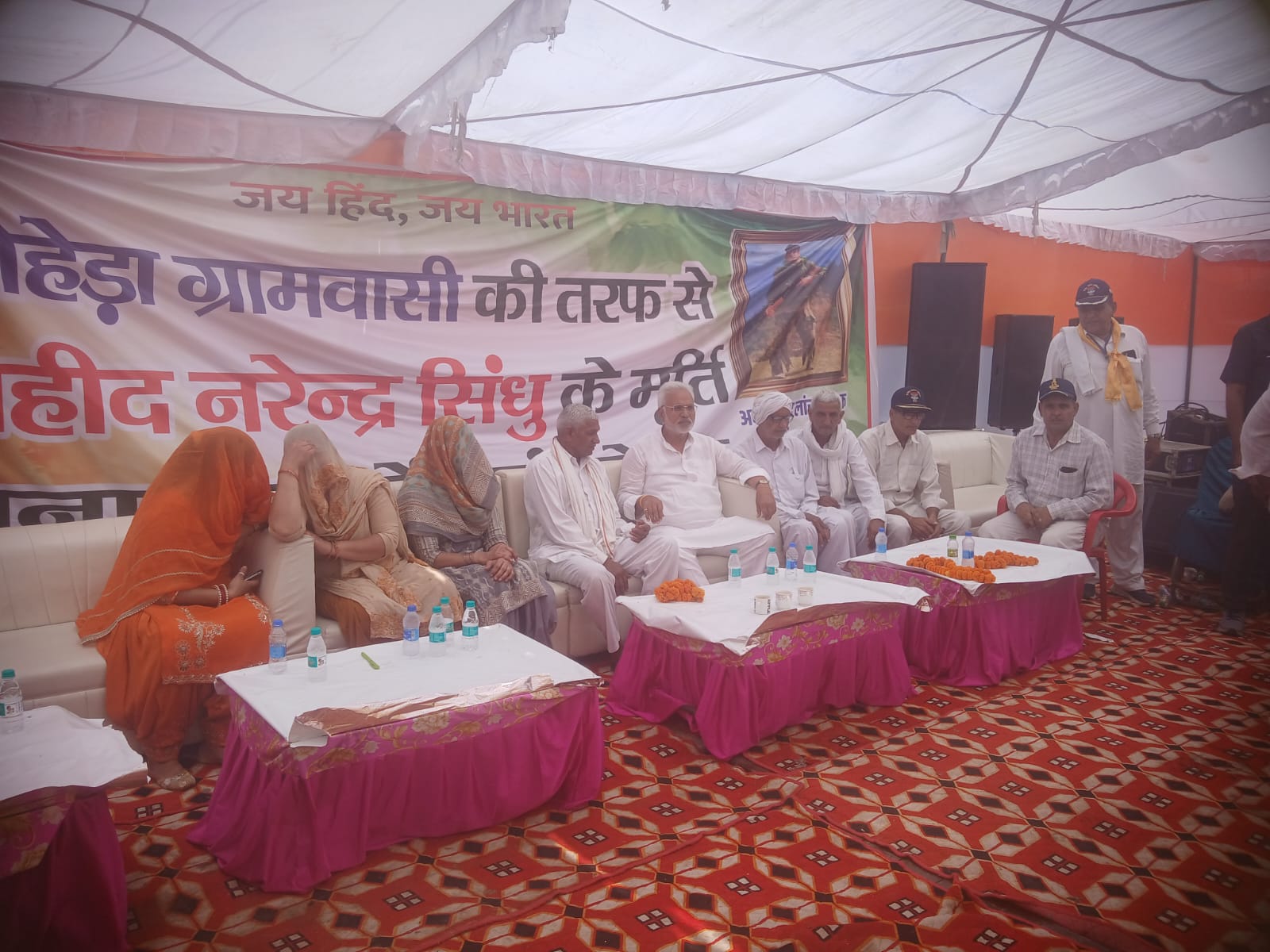 कैथल: शहीद लांस नायक नरेंद्र संधु की प्रतिमा का भव्य अनावरण, परिजनों ने प्रशासनिक उपेक्षा पर उठाए सवाल