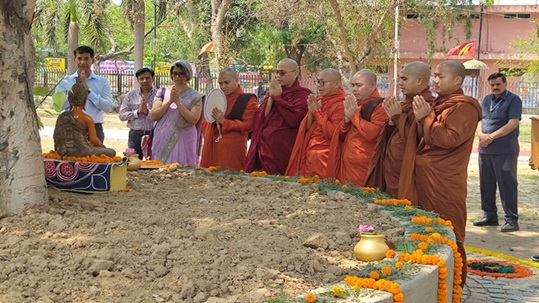 बुद्ध पूर्णिमा पर कुरुक्षेत्र पहुंचीं श्रीलंका की उच्चायुक्त महिशिनी कोलोन, श्रीकृष्ण संग्रहालय में देखीं बौद्ध धर्म की ऐतिहासिक झलकियां