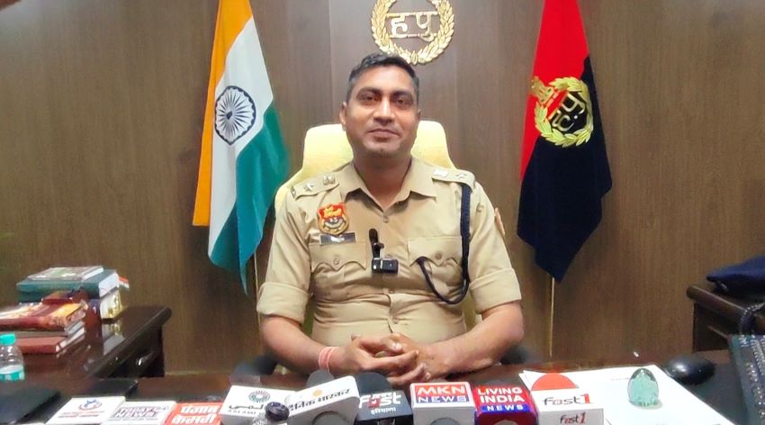 महेंद्रगढ़ में पुलिस और पारदी गुलेल गैंग के बीच मुठभेड़, दो बदमाशों को लगी गोली, 7 गिरफ्तार