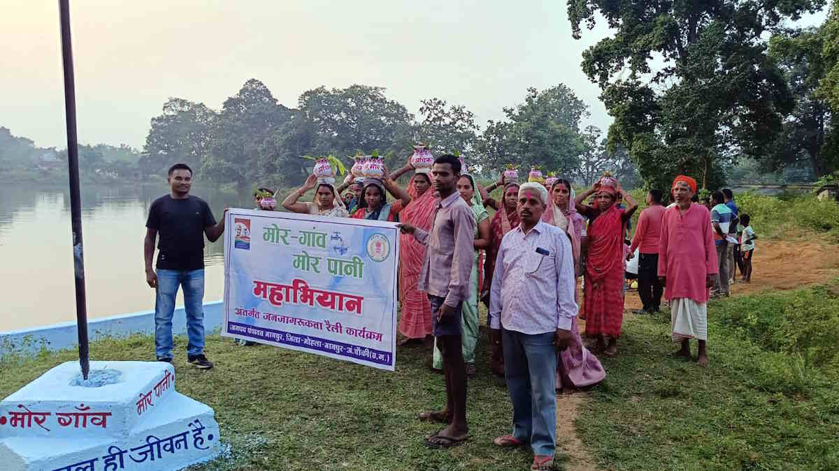 मोर गांव–मोर पानी महाअभियान से मोहला-मानपुर-अम्बागढ़ चौकी बना जल संरक्षण का मॉडल जिला