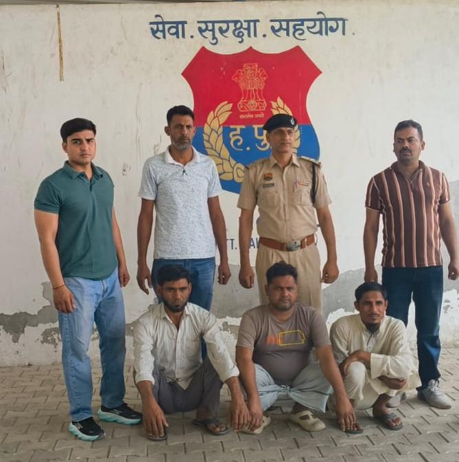 पलवल में एटीएम उखाड़ने वाले अंतरराज्यीय गिरोह का भंडाफोड़, क्राइम ब्रांच ने 3 बदमाशों को दबोचा