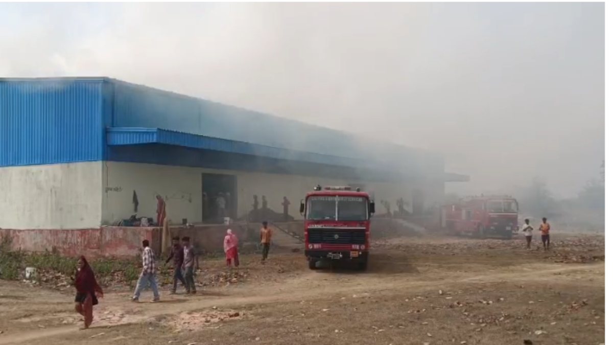 बीजापुर के बाद जगदलपुर के तेंदूपत्ता गोदाम में लगी आग, फायर ब्रिगेड की 2 गाड़ियां मौके पर पहुंची …