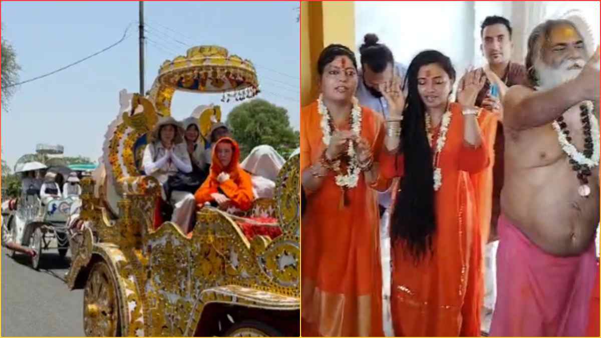 गंगा दशमी पर संतो का शिप्रा पूजन: उज्जैन में पेशवाई के साथ सिंहस्थ सा नजारा, विदेशी भक्तों ने भी की पूजा