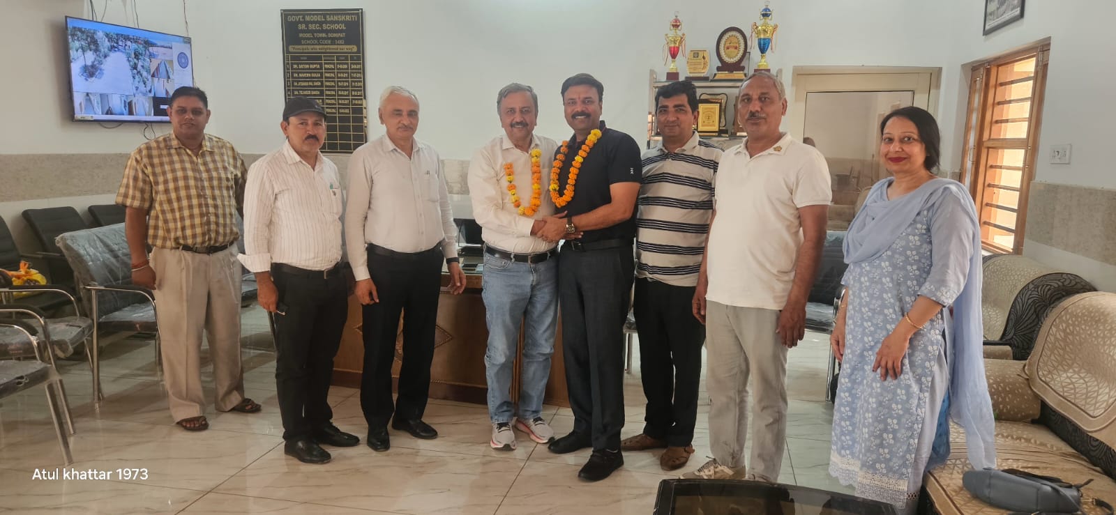 सोनीपत: हरियाणा स्कूल एजुकेशन ऑफिसर्स एसोसिएशन के जिला अध्यक्ष चुने गए वीरेंद्र दहिया, अनिल गोयल बने महासचिव