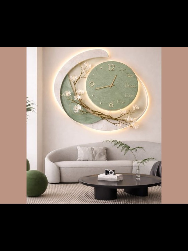 Living Room के ल‍िए बेस्‍ट हैं Wall Clock के ये लेटेस्‍ट ड‍िजाइंस