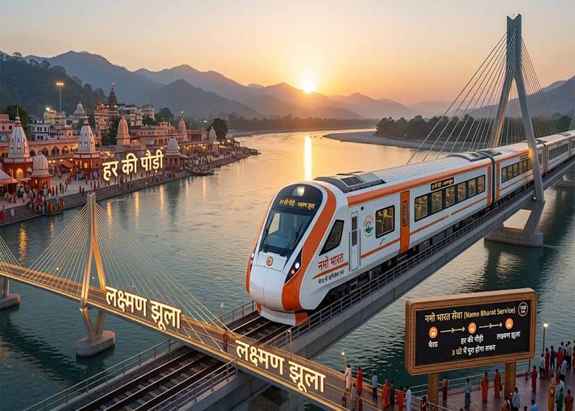 हर की पौड़ी से लक्ष्मण झूला तक पहुंचेगी नमो भारत: मेरठ से ऋषिकेश तक 150 KM विस्तार, 3 घंटे में पूरा होगा सफर