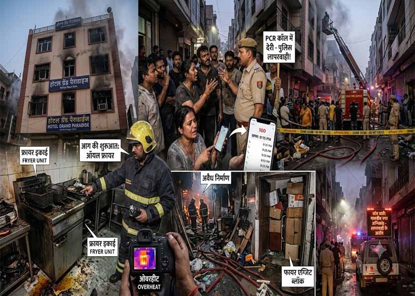 ऑयल फ्रायर, PCR कॉल में देरी और लापरवाही: दिल्ली मालवीय नगर होटल अग्निकांड में सामने आईं कई लापरवाही
