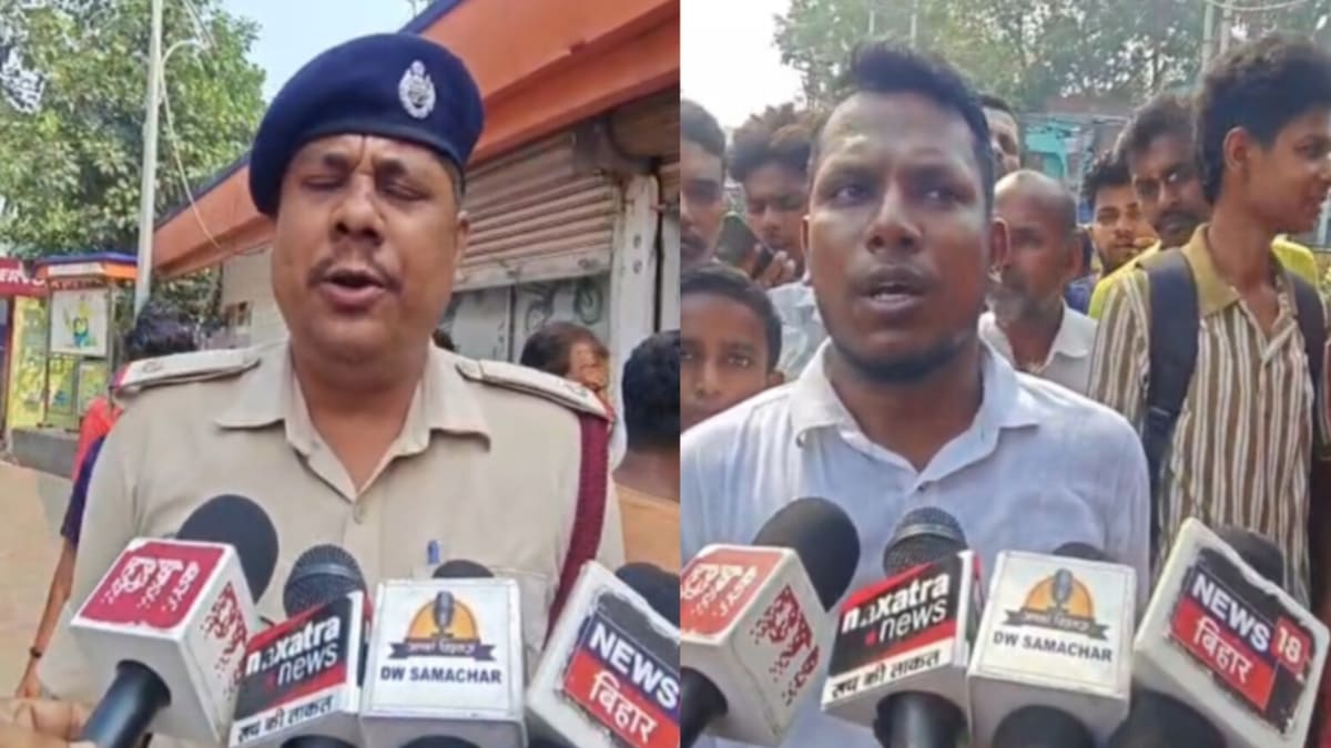 पेट्रोल पंप पर धूं-धूं कर जली सीएनजी कार, अचानक लगी आग से काको मोड़ पर मची अफरा-तफरी