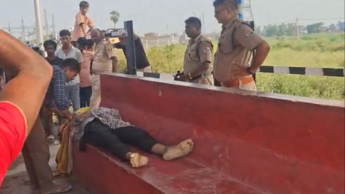 राजापट्टी स्टेशन के समीप ट्रेन की चपेट में आया युवक, मौके पर ही दर्दनाक मौत