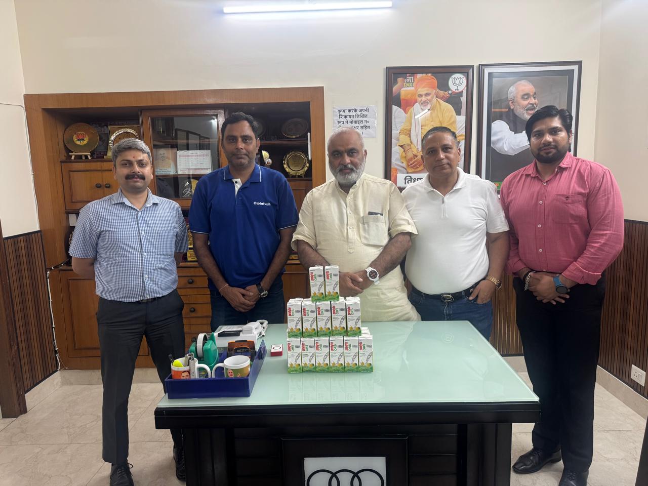 सिप्ला हेल्थ लिमिटेड देगी सरकारी अस्पतालों में प्रोलाइट ओआरएस, विधायक जगमोहन आनंद ने की पहल की सराहना
