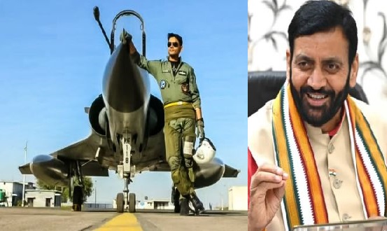 हरियाणा का वीर आसमान का ‘शेर’! ऑपरेशन सिंदूर में पराक्रम दिखाने वाले पलवल के स्क्वाड्रन लीडर सिद्धांत सिंह को मिला “वीर चक्र”
