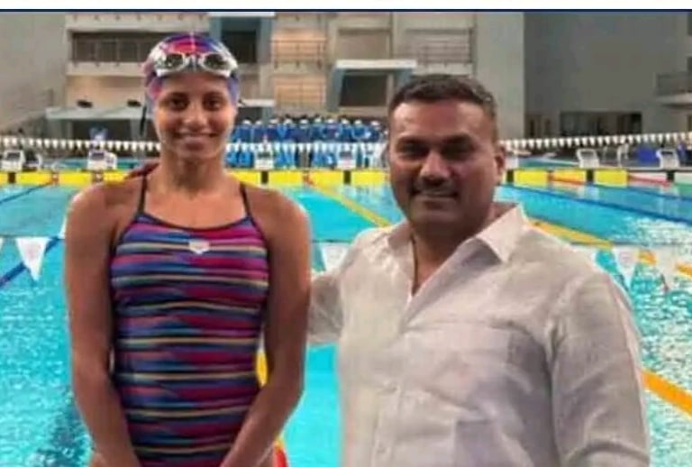 हरियाणा की 12 वर्षीय बेटी का बड़ा कारनामा, एशियाई तैराकी चैंपियनशिप में बनाई जगह