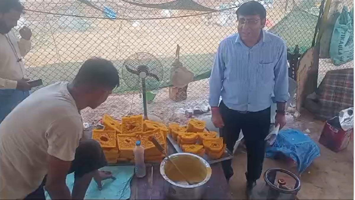 सोनीपत के बाजारों में हड़कंप: त्योहारों से पहले घेवर दुकानों पर छापा, 13 सैंपल सील और 28 किलो मिलावटी मिठाई नष्ट