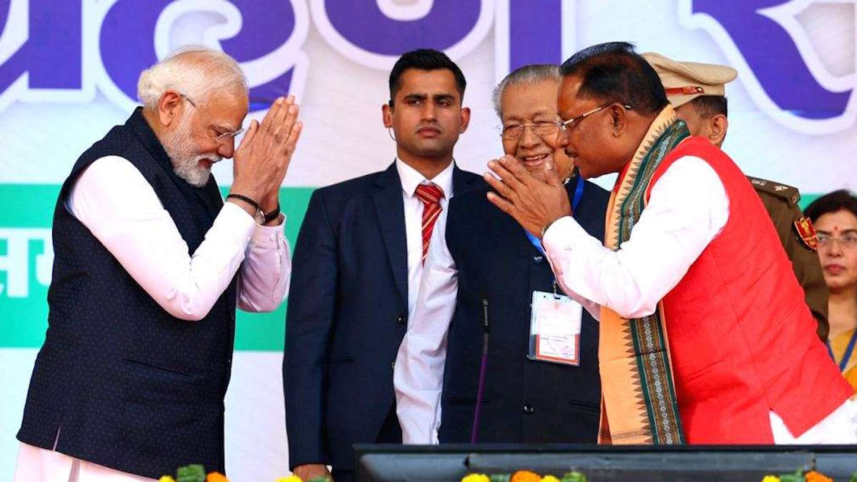 प्रधानमंत्री मोदी के नेतृत्व के 12 वर्ष पूर्ण होने पर मुख्यमंत्री साय ने दी बधाई और शुभकामनाएं, पत्र लिखकर प्रदेश के विकास में अभूतपूर्व सहयोग के लिए ज्ञापित किया धन्यवाद