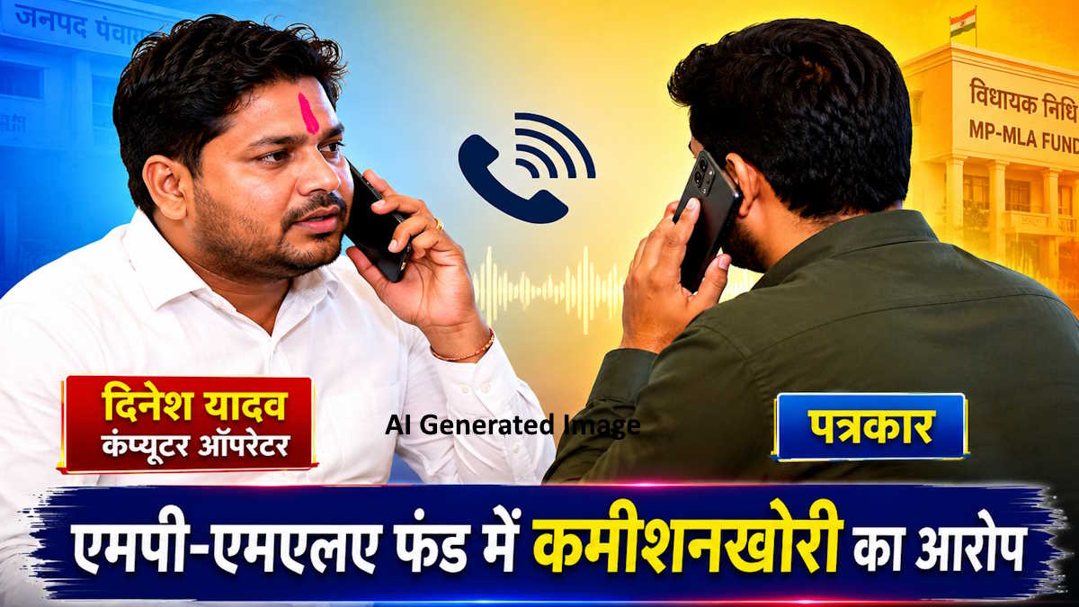 सांसद-विधायक मद के काम कमीशन में बिक रहे! कम्यूटर ऑपरेटर के दावे ने मचाई खलबली…