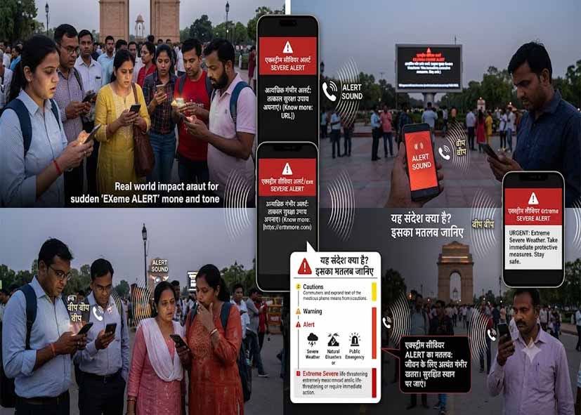 दिल्ली-NCR में ‘एक्स्ट्रीम सीवियर’ मौसम अलर्ट से घनघनाए फोन, तेज आंधी-बारिश और ओलावृष्टि की चेतावनी