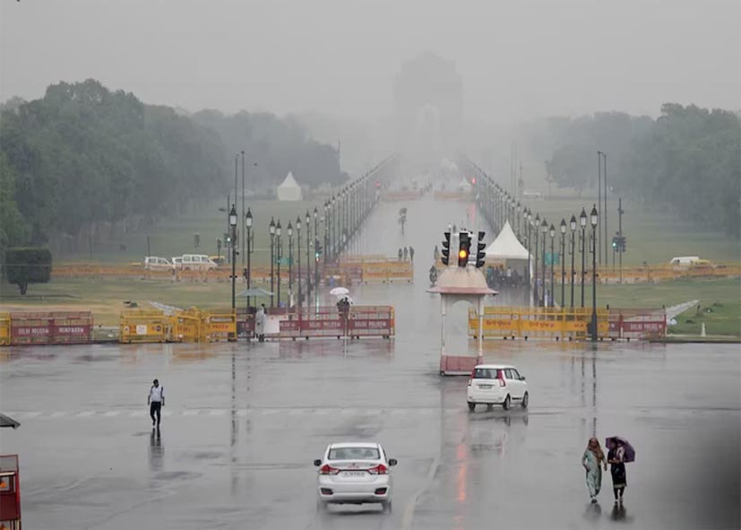 Delhi Weather: आज गर्मी के बीच बारिश और तेज आंधी के आसार, IMD का येलो अलर्ट