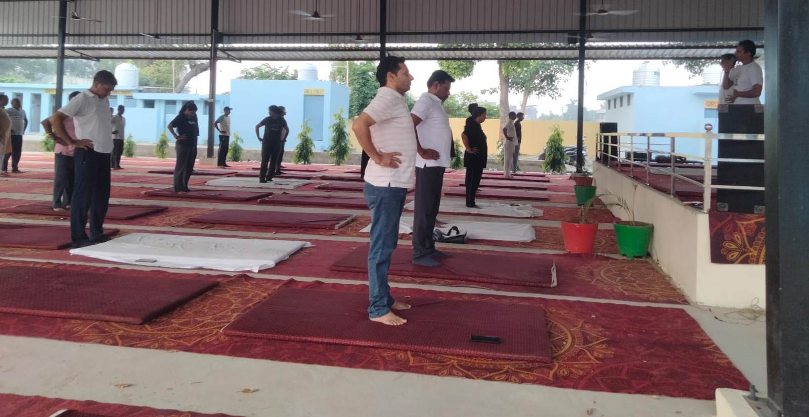 अंतर्राष्ट्रीय योग दिवस को लेकर नारायणगढ़ में पायलट रिहर्सल, नायब तहसीलदार ने कहा- रोज करें योग और पाएं निरोग जीवन