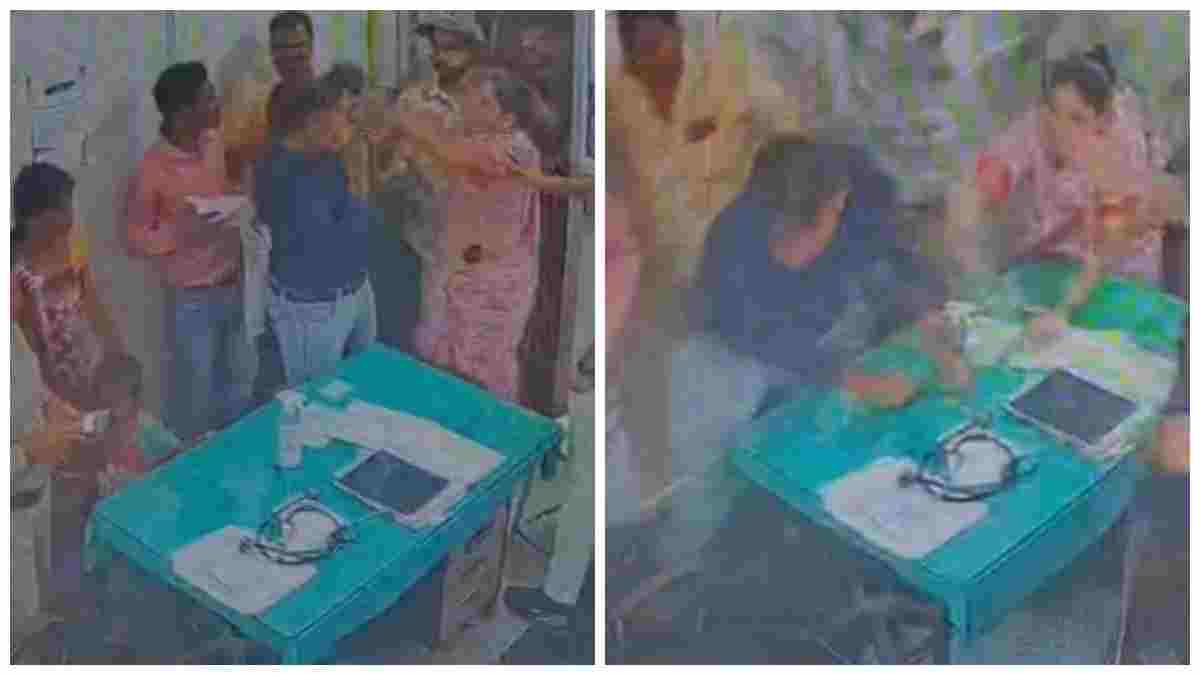सिविल अस्पताल में ड्यूटी डॉक्टर से मारपीट: सीसीटीवी में कैद हुई घटना, पुलिस ने दर्ज किया मामला 