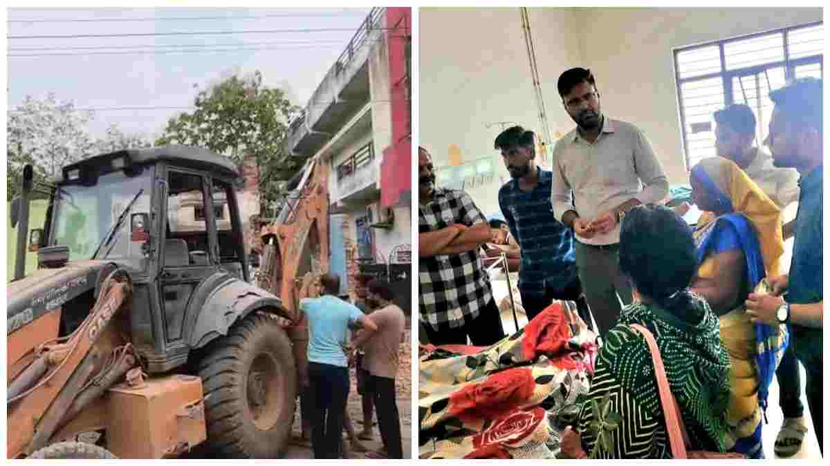 अतिक्रमण कार्रवाई के हादसे पर सियासत तेज: घायलों से मिलने पहुंचे नपाध्यक्ष-सीएमओ, परिजनों ने CMO पर FIR की उठाई मांग