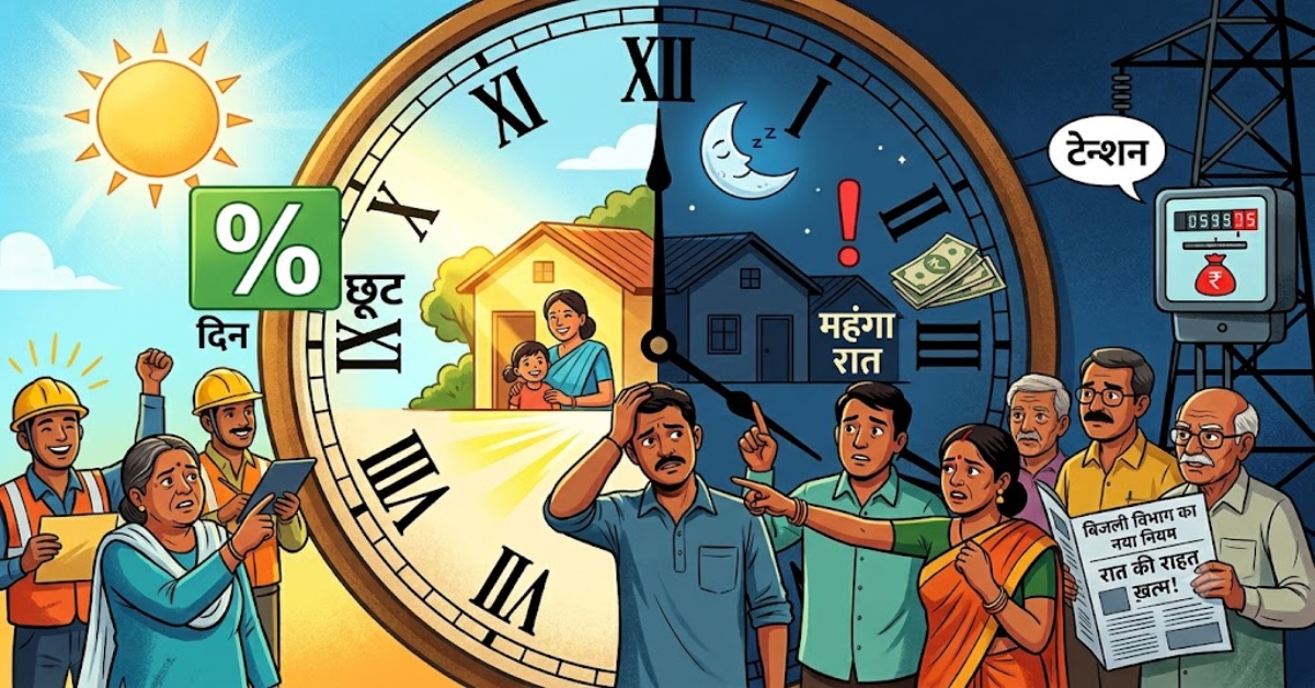 दिन में दिखावे की राहत, रात में आफत! बिजली कंपनी के नए नियम से जनता की जेब होगी ढीली