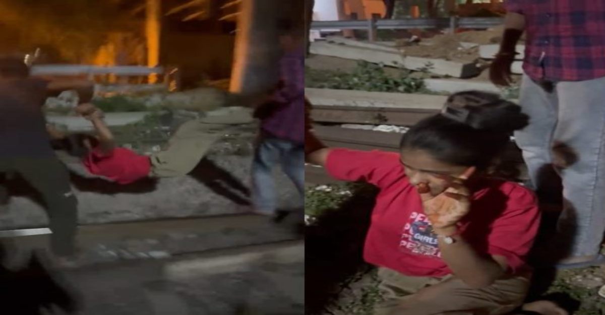 सुपरफास्ट ट्रेन के सामने कूदी किशोरी: युवक की सूझबूझ और जांबाजी से बची जान