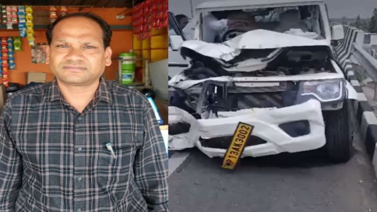 सड़क हादसे में पीडब्ल्यूडी के SDO की मौतः तेज रफ्तार वाहन अनियंत्रित होकर सड़क किनारे दीवार और लोहे के ढांचे से जा टकराया