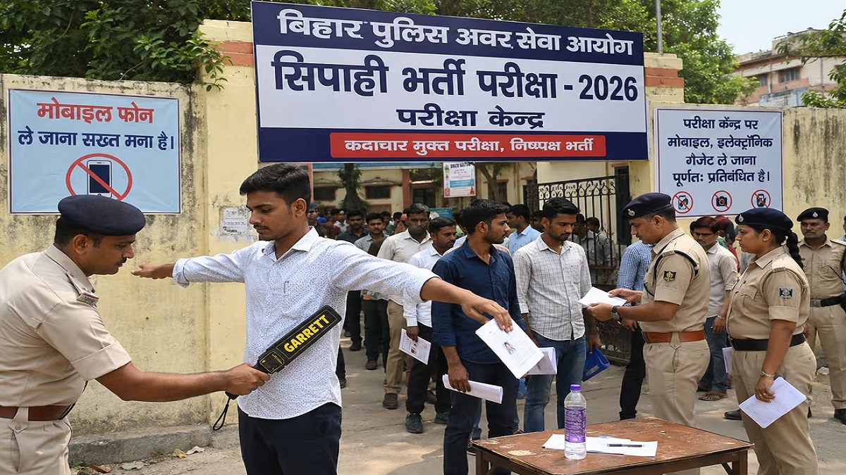 बिहार में सिपाही भर्ती परीक्षा आज, बैग में भूलकर भी न रखें ये सामान; वर्ना नहीं मिलेगी एंट्री