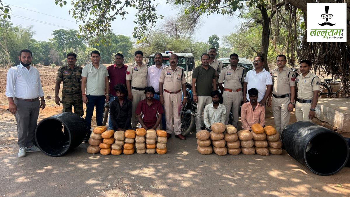 गांजा तस्करों का ये तरीका देख पुलिस भी हैरान : टब काटकर बनाया सीक्रेट बॉक्स, 36 लाख की खेप के साथ नाबालिग समेत 5 गिरफ्तार