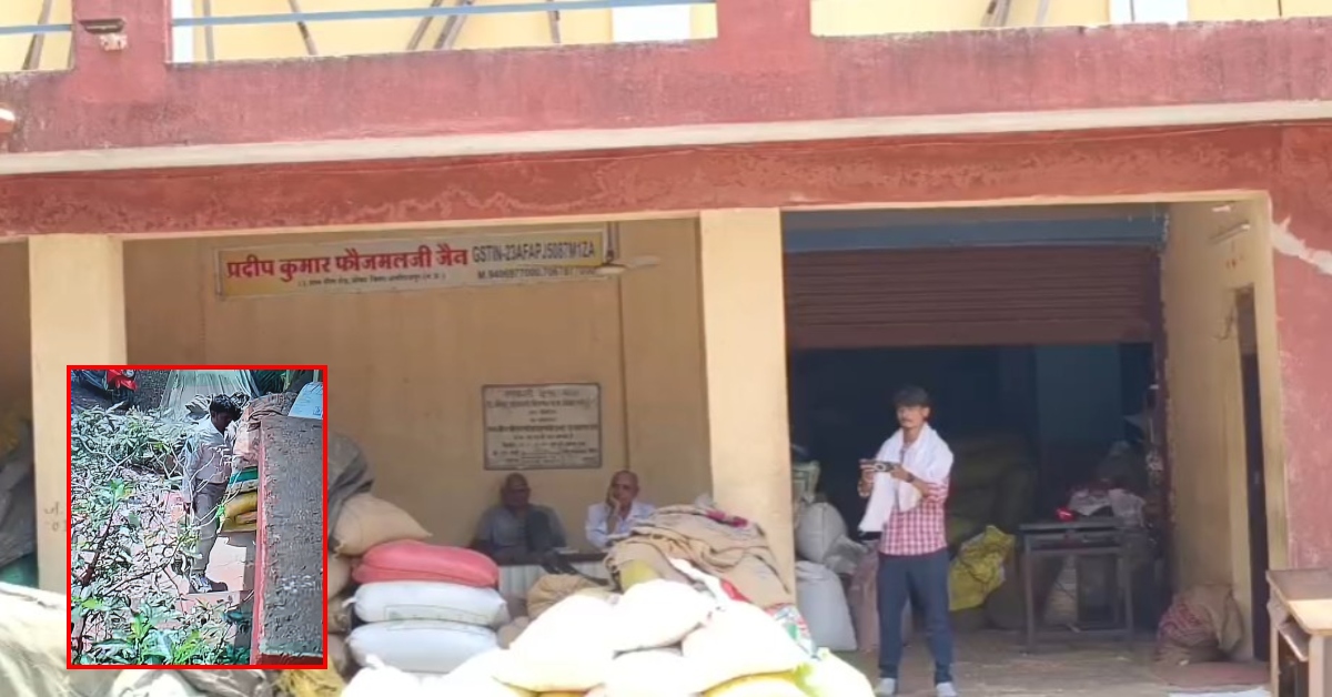 अनाज व्यापारी की दुकान से 20 लाख की चोरी, CCTV में कैद हुई चोर की करतूत