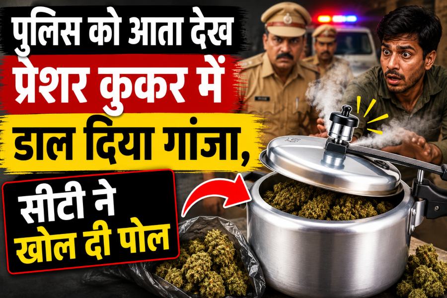 केरल में कांड ! पुलिस को आता देख प्रेशर कुकर में डाल दिया गांजा, सीटी ने खोल दी पोल