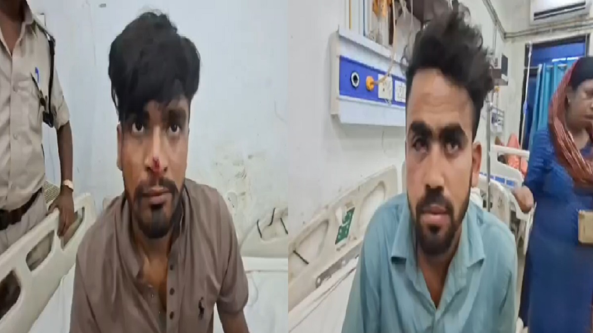 वैन से बछड़ा ले जा रहे दो युवकों को ग्रामीणों ने जमकर पीटा, पुलिस ने किया गिरफ्तार, जानें पूरा मामला?