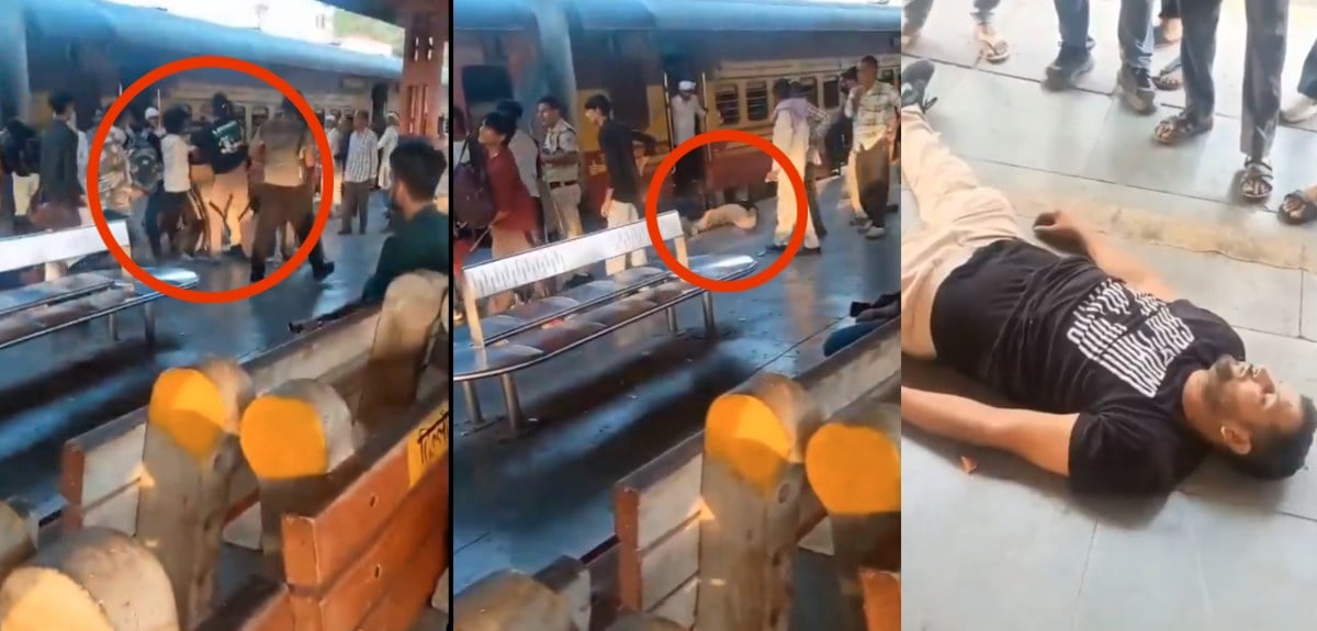 दिल्ली रेलवे स्टेशन पर जनरल सीट के लिए मर्डर: यात्री को पीट-पीटकर मार डाला, तमाशा देखते रहे RPF कर्मी, प्लेटफॉर्म पर पड़ी लाश को भी उठाने कोई नहीं आया, देखें वीडियो