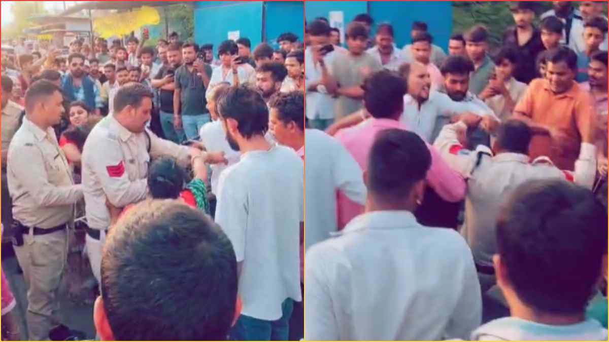 कागज चेकिंग के दौरान भड़का शख्स, पुलिसकर्मी को जड़ा थप्पड़, जांच में हुआ बड़ा खुलासा