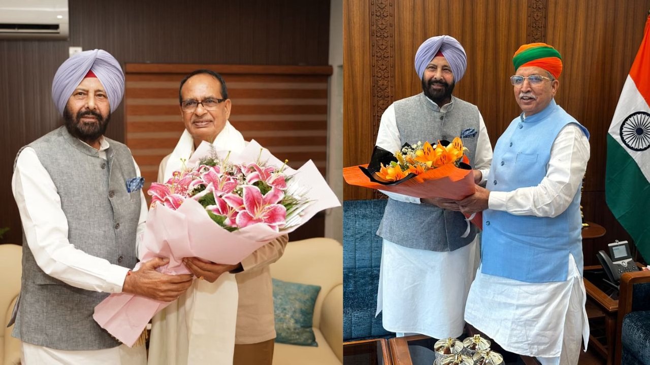 पंजाब बीजेपी अध्यक्ष केवल सिंह ढिल्लों का दिल्ली दौरा: केंद्रीय मंत्रियों से मुलाकात, कानून-व्यवस्था और ग्रामीण विकास पर चर्चा