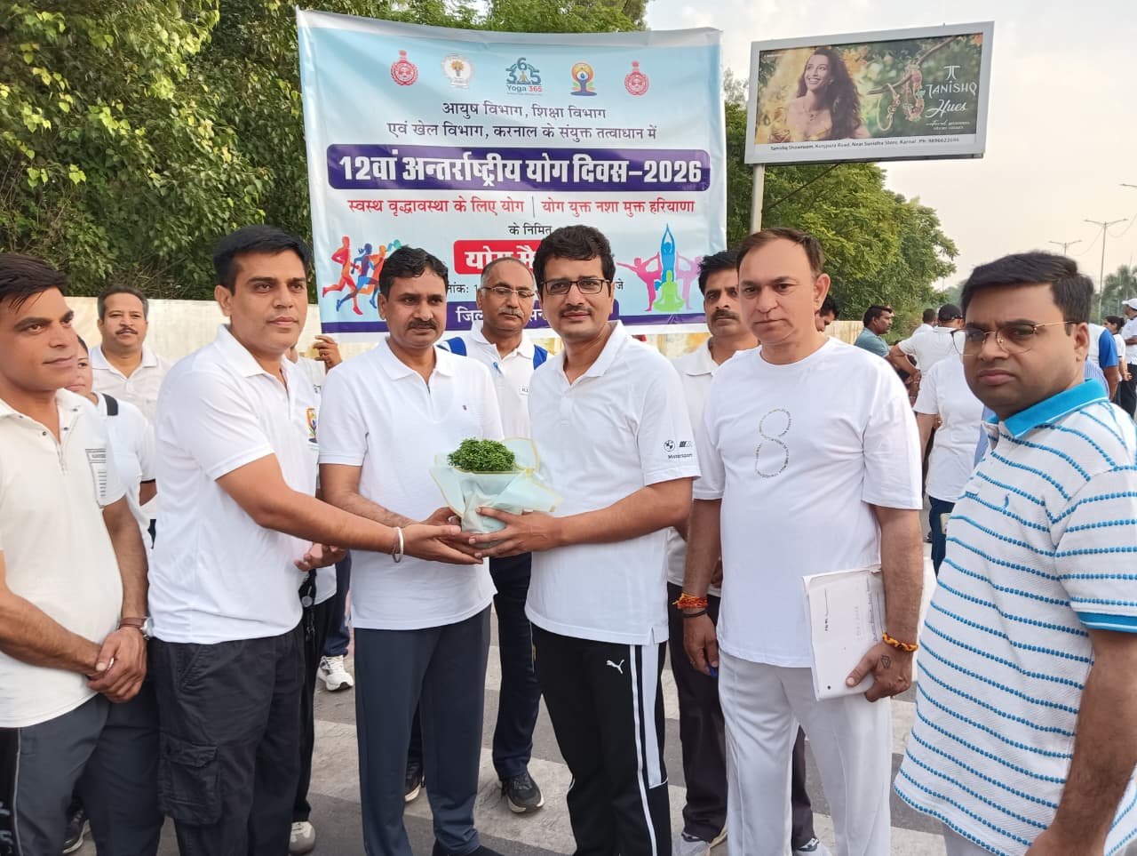 योग से नशामुक्ति का संदेश: करनाल में निकली जागरूकता मैराथन, 21 जून को नई अनाज मंडी में होगा जिला स्तरीय योग समारोह