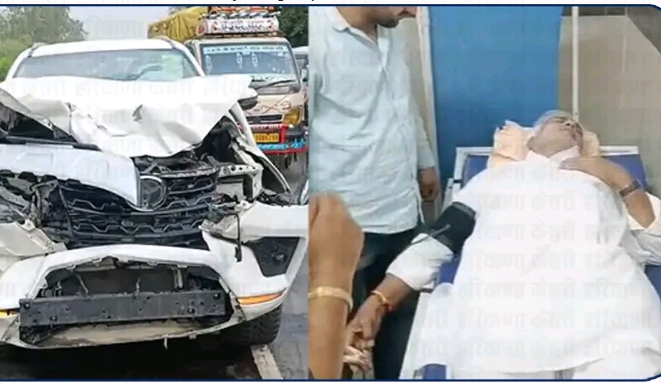 कांग्रेस सांसद जयप्रकाश का एक्सीडेंट, हाईवे पर अचानक हुआ बड़ा हादसा