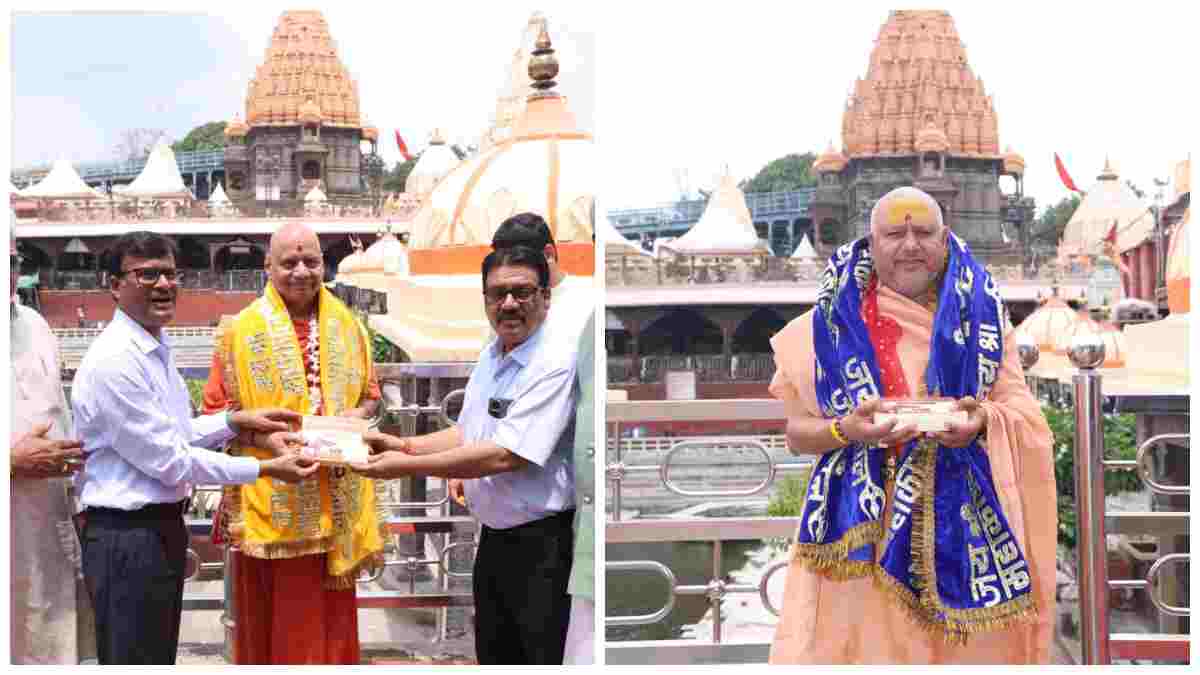 महाकालेश्वर मंदिर में संतों का आगमन: स्वामी गोविंद देव गिरी और महामंडलेश्वर यतींद्रानंद गिरि ने किए दर्शन, भगवान का लिया आशीर्वाद   