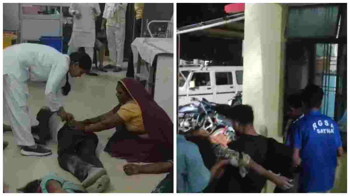 मैहर जमीनी विवाद में खूनी संघर्ष: लाठी डंडे से भिड़े दो पक्ष 14 गंभीर घायल, घायलों को नहीं मिला बेड